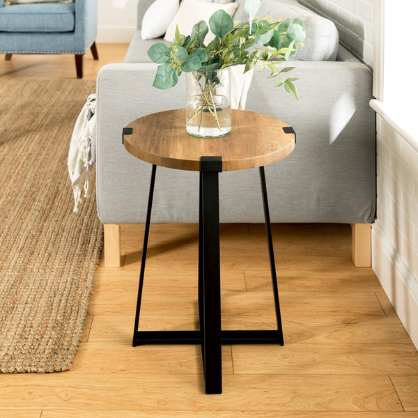 Rustic Side Table Rustic Oak