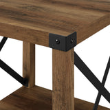 Rustic Wood Side Table Rustic Oak