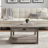 AF30CYSQCTGW - walker edison 30 square country coffee table