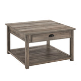 AF30CYSQCTGW - walker edison 30 square country coffee table