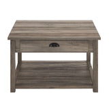 AF30CYSQCTGW - walker edison 30 square country coffee table