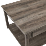 AF30CYSQCTGW - walker edison 30 square country coffee table