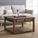 AF30CYSQCTRO - walker edison 30 square country coffee table