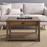 AF30CYSQCTRO - walker edison 30 square country coffee table