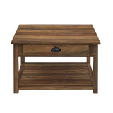 AF30CYSQCTRO - walker edison 30 square country coffee table