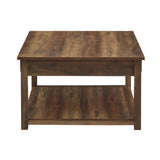 AF30CYSQCTRO - walker edison 30 square country coffee table