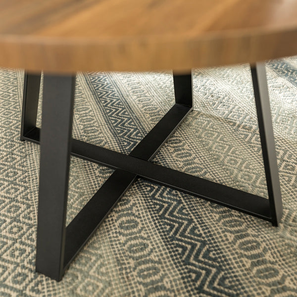 Rustic Round Coffee Table Rustic Oak