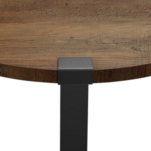 AF30MWCTRO - Rustic Round Coffee Table Dark Concrete