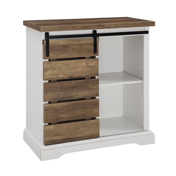 walker edison 32 rustic farmhouse tv stand af32alsdro af32alsdgw