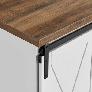 AF32ALXDRO - 32" Rustic Farmhouse Buffet Grey Wash