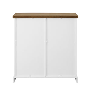 32" Rustic Farmhouse Buffet Rustic Oak