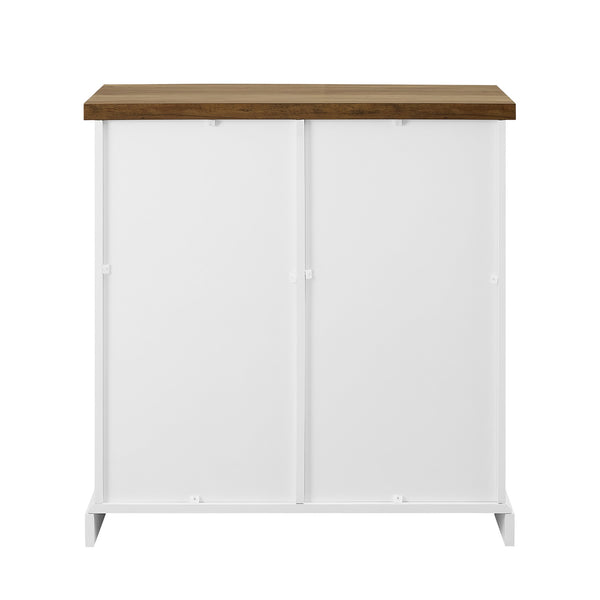 32" Rustic Farmhouse Buffet Rustic Oak