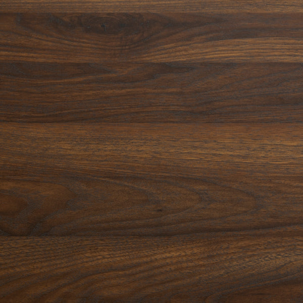 46" Modern Industrial Entryway Table Dark Walnut