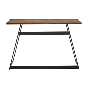 AF46MWETRO - 46" Modern Industrial Entryway Table Dark Walnut
