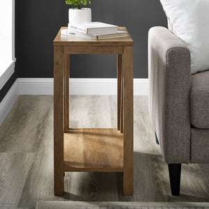 Narrow A Frame Side Table Reclaimed Barnwood
