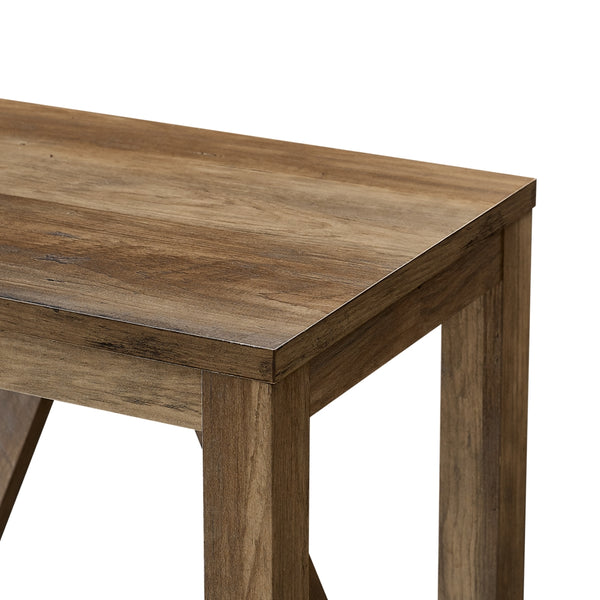 Narrow A Frame Side Table Reclaimed Barnwood