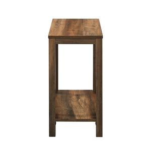 AFAFSTRO - Narrow A Frame Side Table Dark Walnut/White Oak