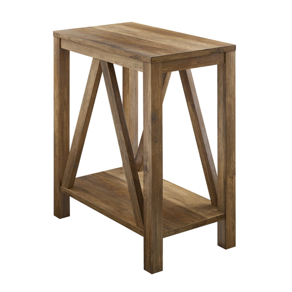 Narrow A Frame Side Table Reclaimed Barnwood