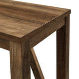 AFAFSTRO - Narrow A Frame Side Table Dark Walnut/White Oak