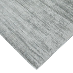 AMER Rugs Affinity AFN-1 Hand-Loomed Striped Transitional Area Rug Silver 10' x 14'