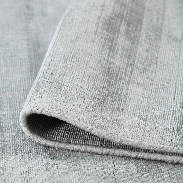 AMER Rugs Affinity AFN-1 Hand-Loomed Striped Transitional Area Rug Silver 10' x 14'