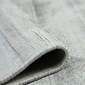 AMER Rugs Affinity AFN-1 Hand-Loomed Striped Transitional Area Rug Silver 10' x 14'