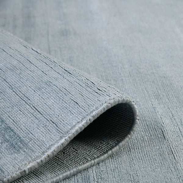 AMER Rugs Affinity AFN-5 Hand-Loomed Striped Transitional Area Rug Light Blue 10' x 14'