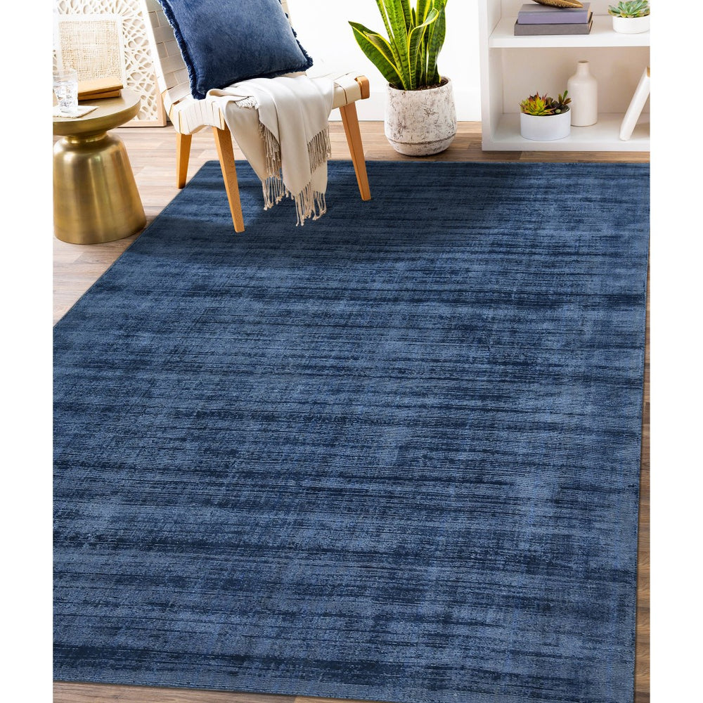 AMER Rugs Affinity AFN-7 Hand-Loomed Striped Transitional Area Rug Blue Sapphire 10' x 14'