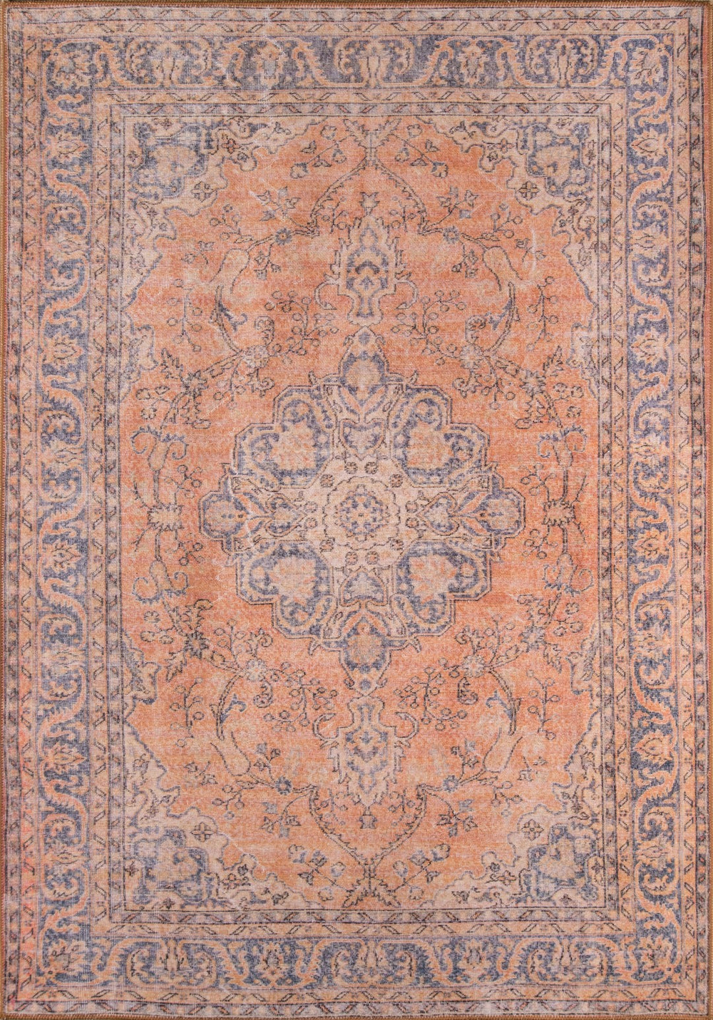 Momeni Afshar AFS11 Machine Made Traditional Medallion Indoor Area Rug Copper 10' x 14' AFSHAAFS11COPA0E0