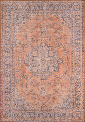 Momeni Afshar AFS11 Machine Made Traditional Medallion Indoor Area Rug Copper 10' x 14' AFSHAAFS11COPA0E0