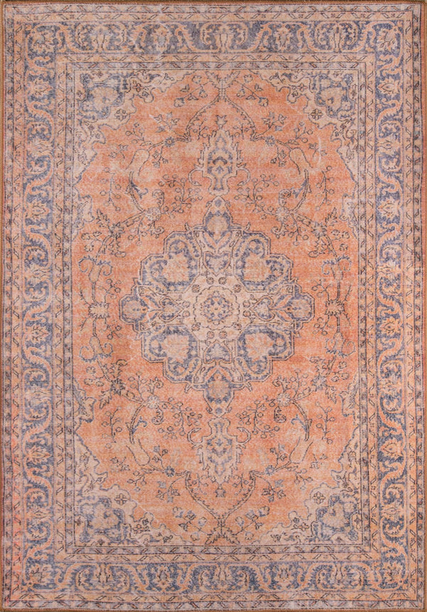 Momeni Afshar AFS11 Machine Made Traditional Medallion Indoor Area Rug Copper 10' x 14' AFSHAAFS11COPA0E0