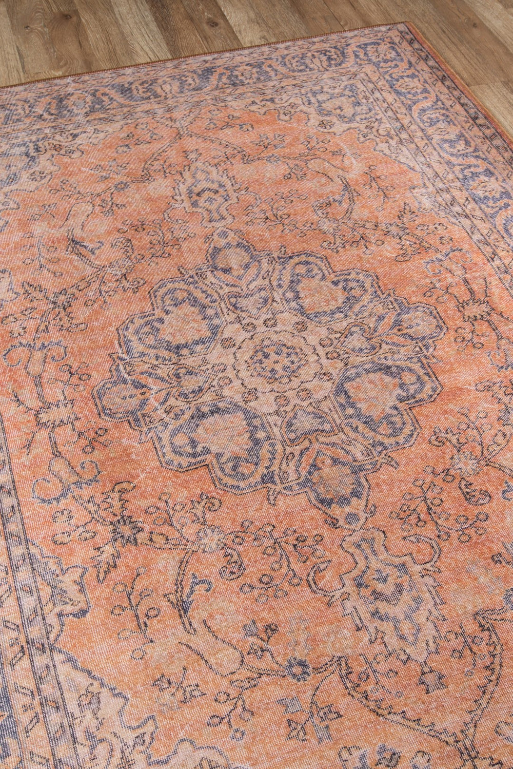 Momeni Afshar AFS11 Machine Made Traditional Medallion Indoor Area Rug Copper 10' x 14' AFSHAAFS11COPA0E0