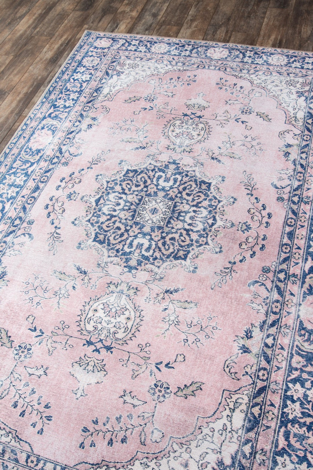 Momeni Afshar AFS30 Machine Made Traditional Medallion Indoor Area Rug Pink 10' x 14' AFSHAAFS30PNKA0E0