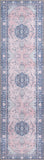 Momeni Afshar AFS30 Machine Made Traditional Medallion Indoor Area Rug Pink 10' x 14' AFSHAAFS30PNKA0E0