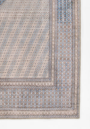 Momeni Afshar AFS34 Machine Made Traditional Floral Indoor Area Rug Blue 10' x 14' AFSHAAFS34BLUA0E0