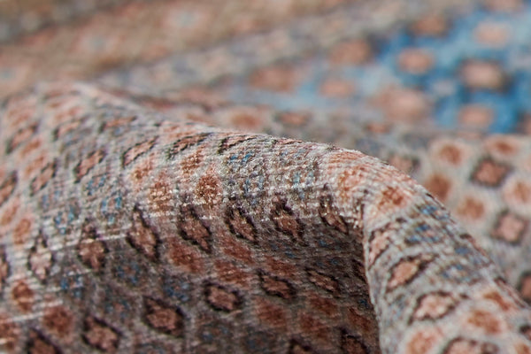 Momeni Afshar AFS34 Machine Made Traditional Floral Indoor Area Rug Blue 10' x 14' AFSHAAFS34BLUA0E0