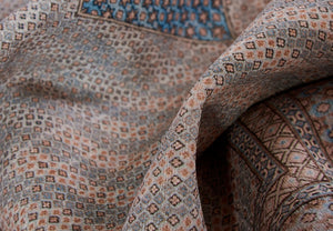 Momeni Afshar AFS34 Machine Made Traditional Floral Indoor Area Rug Blue 10' x 14' AFSHAAFS34BLUA0E0