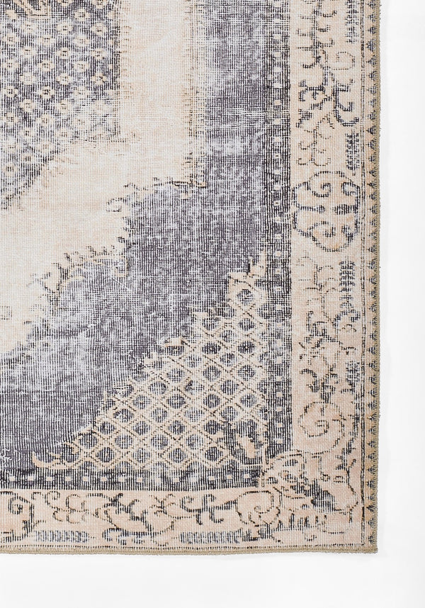 Momeni Afshar AFS35 Machine Made Traditional Medallion Indoor Area Rug Denim 10' x 14' AFSHAAFS35DNMA0E0