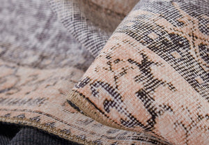 Momeni Afshar AFS35 Machine Made Traditional Medallion Indoor Area Rug Denim 10' x 14' AFSHAAFS35DNMA0E0