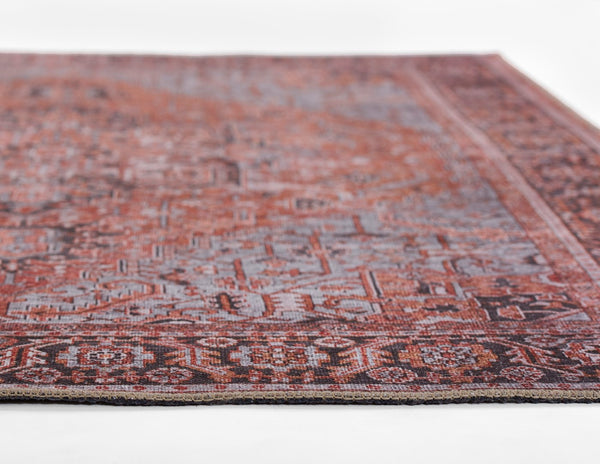 Momeni Afshar AFS36 Machine Made Traditional Medallion Indoor Area Rug Copper 10' x 14' AFSHAAFS36COPA0E0