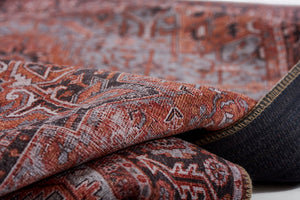 Momeni Afshar AFS36 Machine Made Traditional Medallion Indoor Area Rug Copper 10' x 14' AFSHAAFS36COPA0E0