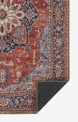 Momeni Afshar AFS37 Machine Made Traditional Medallion Indoor Area Rug Red 10' x 14' AFSHAAFS37REDA0E0