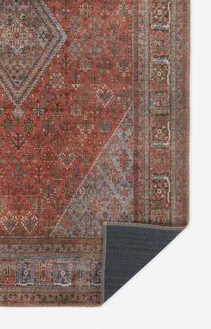 Momeni Afshar AFS38 Machine Made Traditional Medallion Indoor Area Rug Copper 10' x 14' AFSHAAFS38COPA0E0