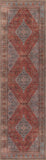 Momeni Afshar AFS38 Machine Made Traditional Medallion Indoor Area Rug Copper 10' x 14' AFSHAAFS38COPA0E0