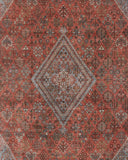 Momeni Afshar AFS38 Machine Made Traditional Medallion Indoor Area Rug Copper 10' x 14' AFSHAAFS38COPA0E0