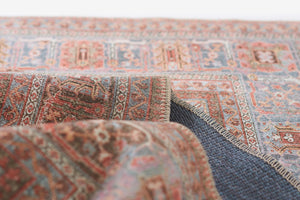 Momeni Afshar AFS38 Machine Made Traditional Medallion Indoor Area Rug Copper 10' x 14' AFSHAAFS38COPA0E0