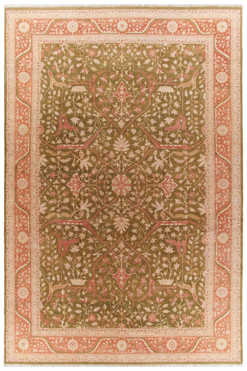 Agra Ag17  Hand Knotted Wool Pile Rug Assorted