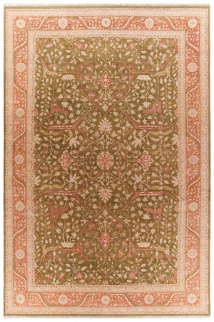 Agra Ag17  Hand Knotted Wool Pile Rug Assorted