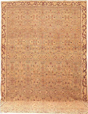pasargad antique allover agra lambs wool rug 020089 