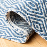 Augustine 400 Augustine 401  Power Loomed 62.5%Coton, 33.9%Polyester, 3.6%Viscose Rug Navy / Light Grey